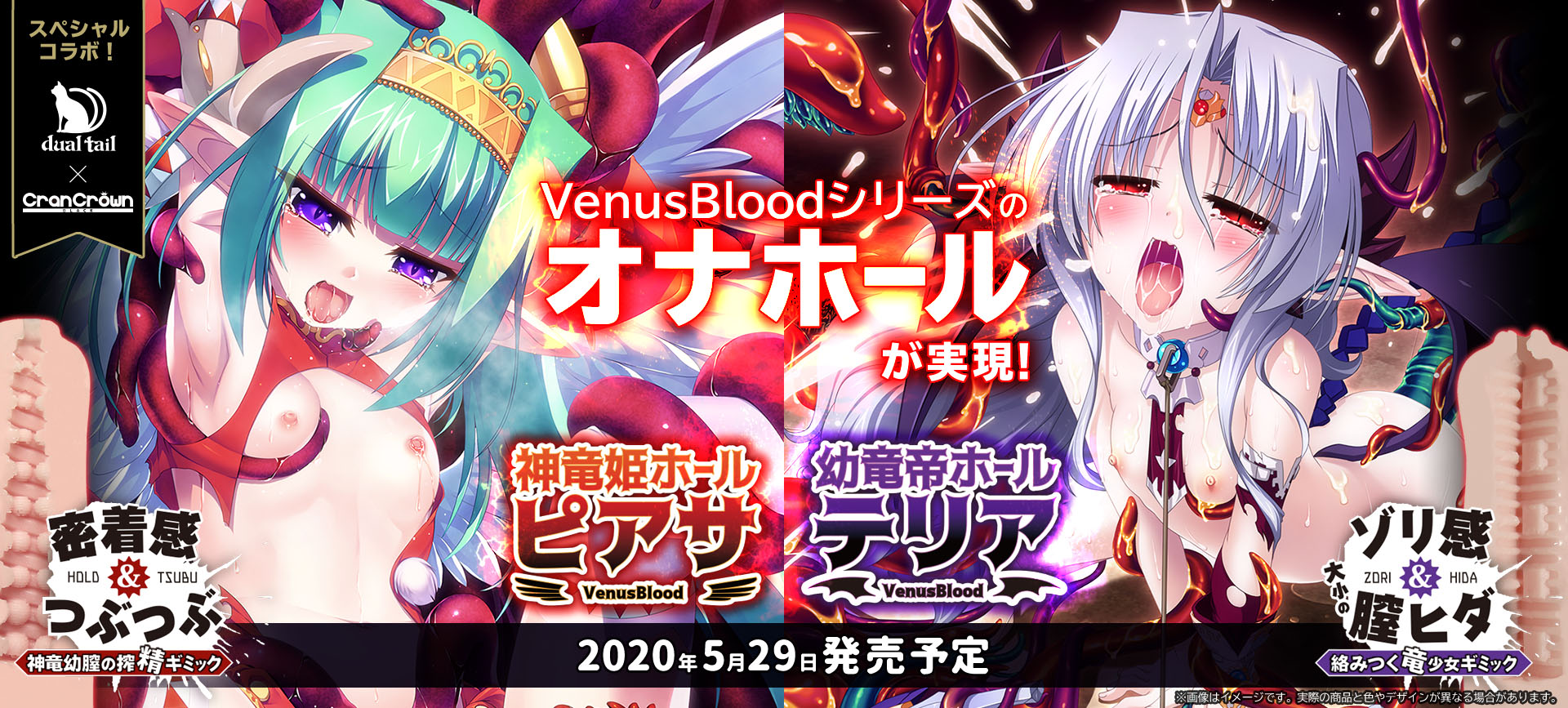 VenusBlood 神竜姫ホール -ピアサ-＆幼竜帝ホール -テリア-　特設ページ